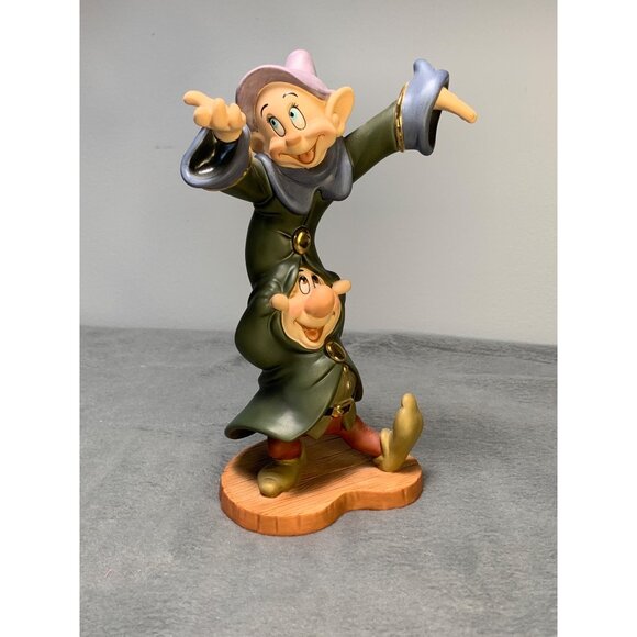Dancing Partners Dopey & Sneezy Disney Classics Collection Figurine - Picture 1 of 9